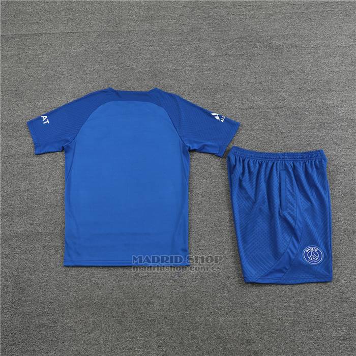 Chandal del Paris Saint-Germain Manga Corta 2022-2023 Azul Oscuro - Pantalon Corto